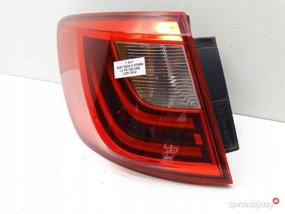 LAMPA LEWA LEWY TYŁ W BŁOTNIK 6J8945095D SEAT