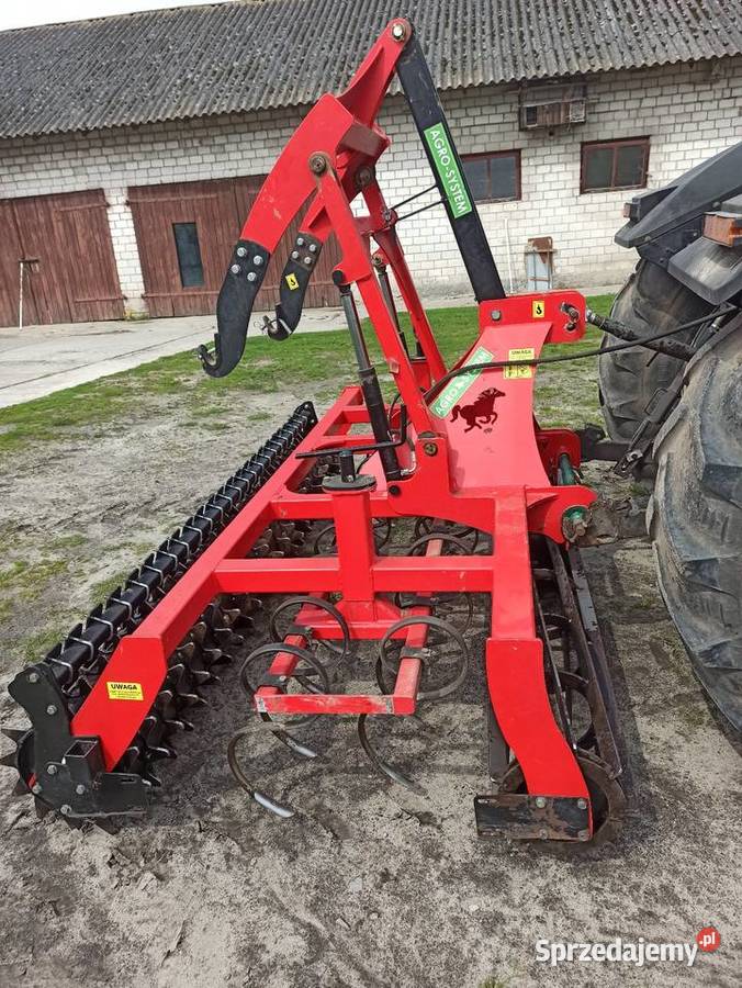 Agregat uprawowo siewny z hydropakiem AgroSystem nieuszkodzony łódzkie Piotrków Trybunalski