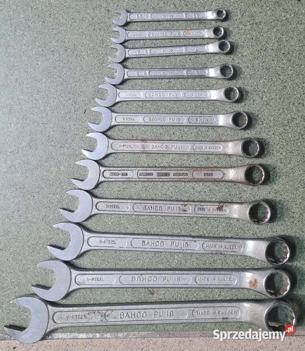 Bahco klucze plasko oczkowe Płońsk sprzedam