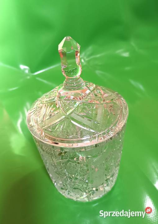 Kryształowa bomboniera pojemnik na słodycze Opole