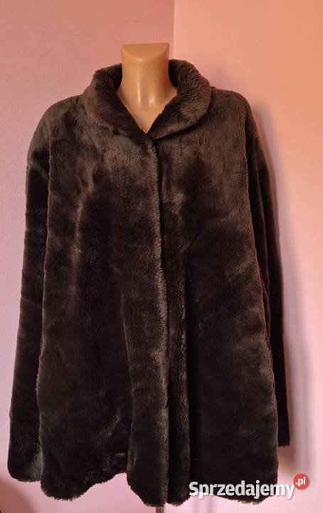 Futro sztuczne damskie oversize vintage Kurtki i płaszcze Odzież damska Brzesko