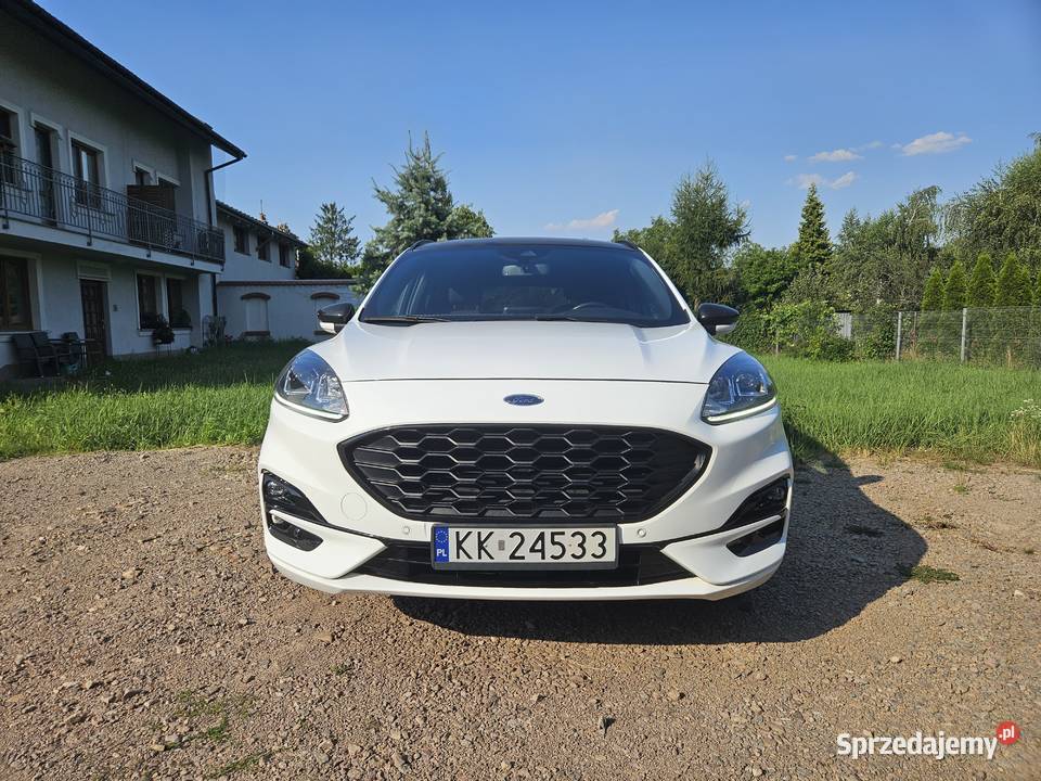 Ford Kuga III ST 15 120 AT Biały SUV 2021 158k nieuszkodzony