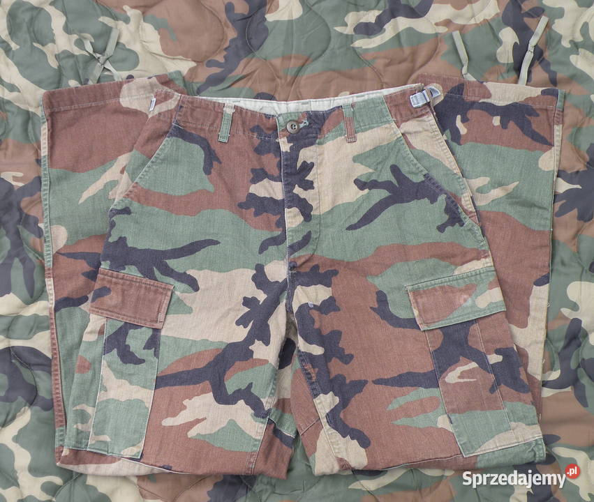 Spodnie bdu woodland small regular 96r Wrocław sprzedam