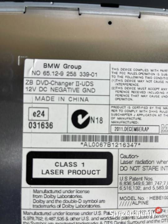 BMW F10 F11 SCHOWEK KONSOLI PASAŻERA ZE dolnośląskie