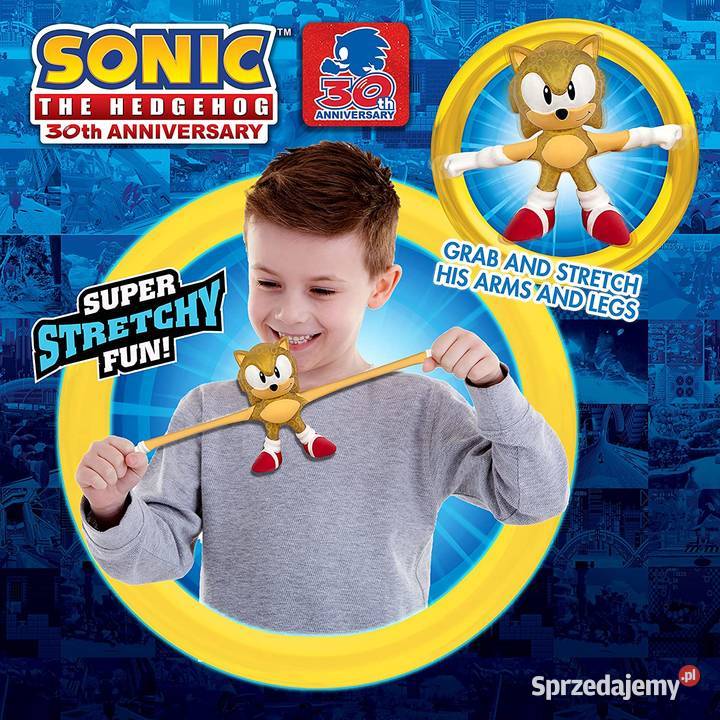 Figurka Stretch Sonic Hedgehog Rozciągliwa do 5 lat+ Mogilany