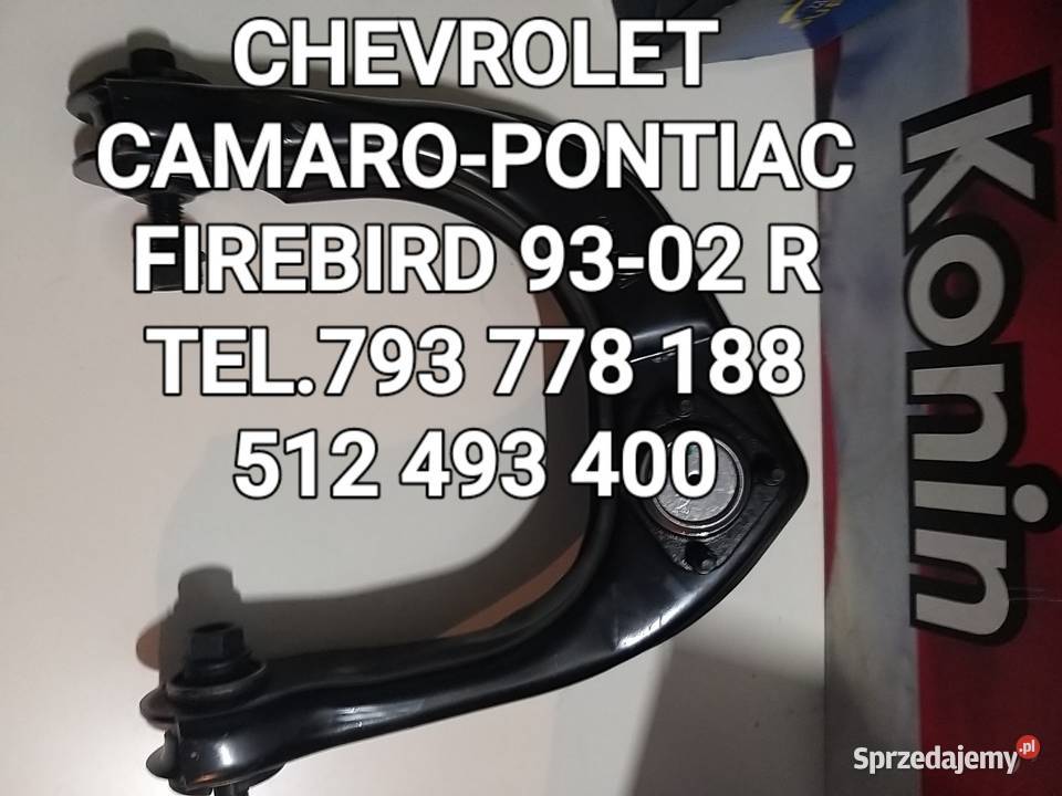 WAHACZ GÓRNY PONTIAC FIREBIRD CHEVROLET CAMARO osobowe wielkopolskie