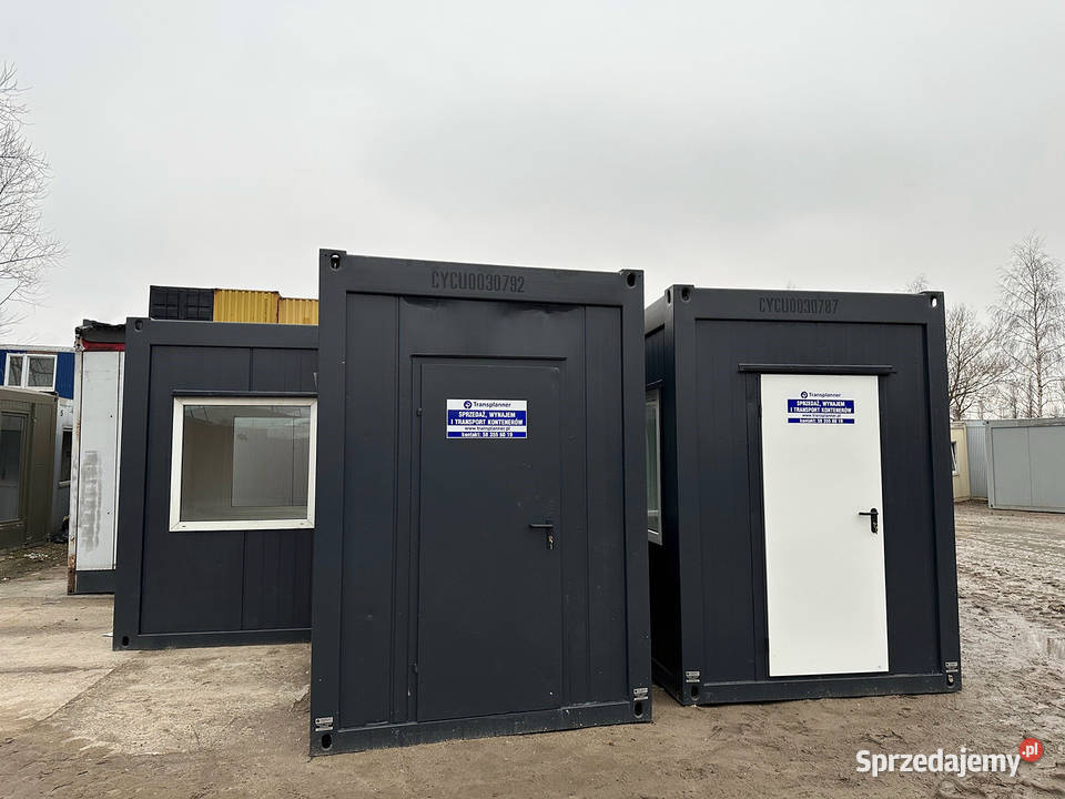 kontenery stróżówki portiernie szatnie cieciówki Kokoszki