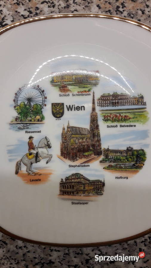 Talerzyk ozdobny Wiedeń Głuchołazy