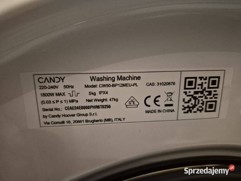 Pralka CANDY CW50 5 nowa Ząbki
