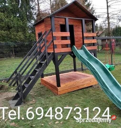 Drewniany plac zabaw Krzeszów