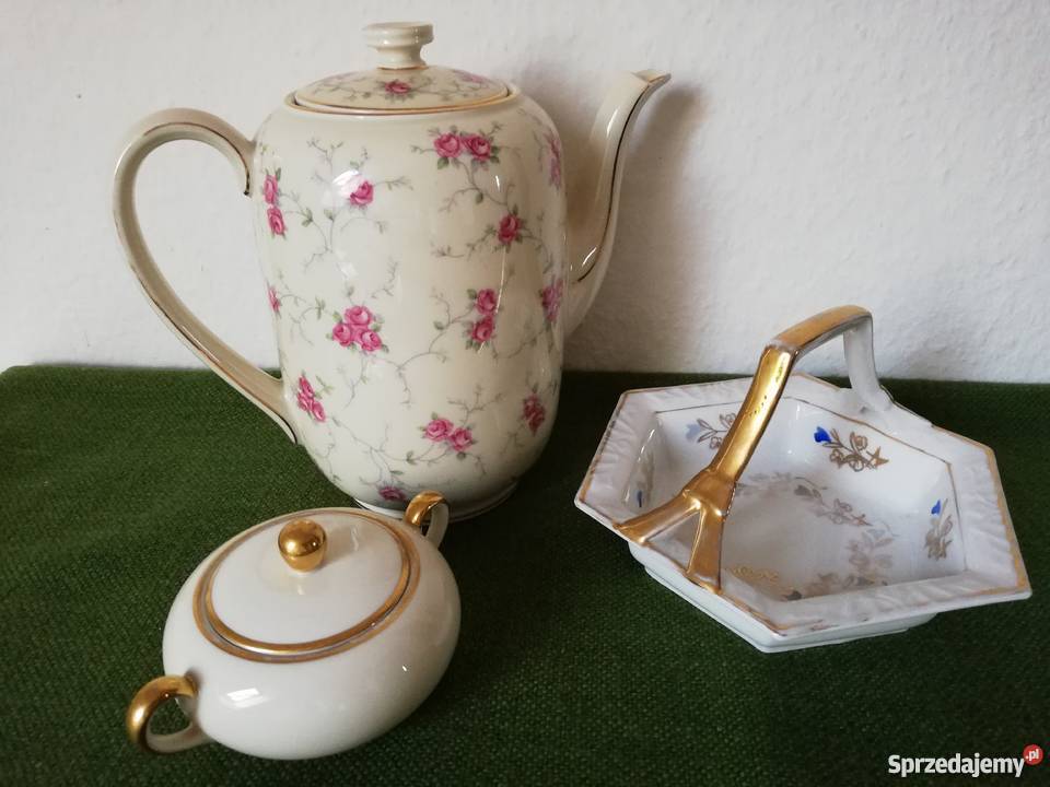 Stara porcelana koszyczek patera Ropa