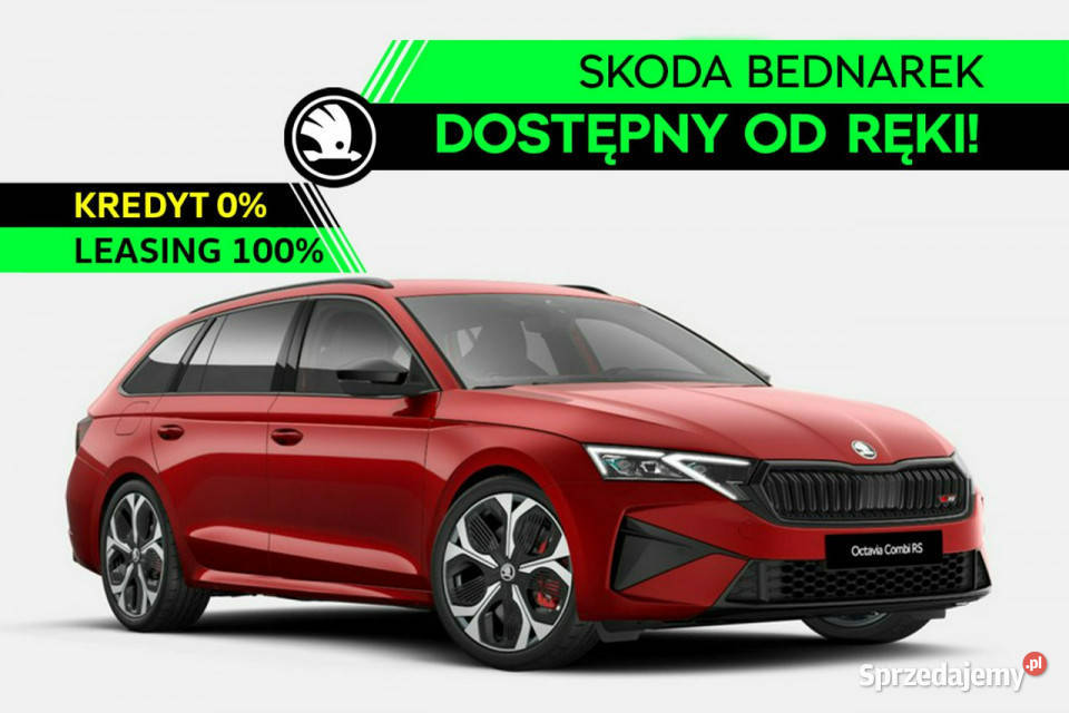 koda Octavia Combi RS 20 TSI 265 DSG Dostępna Rok produkcji 2026 Łódź