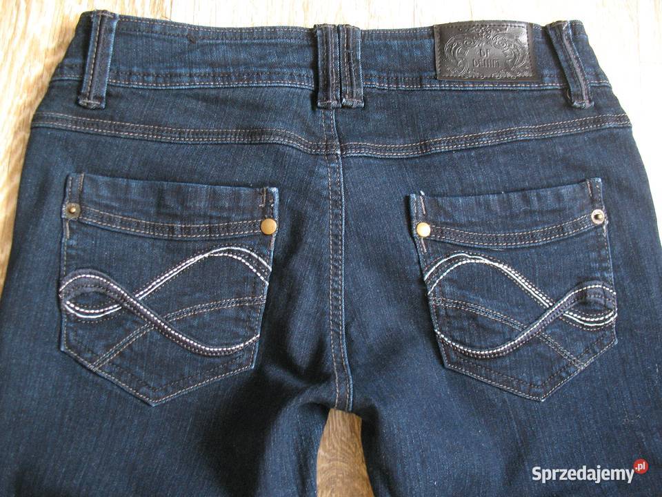 Spodnie jeans wyszczuplające 36 S biodra 90