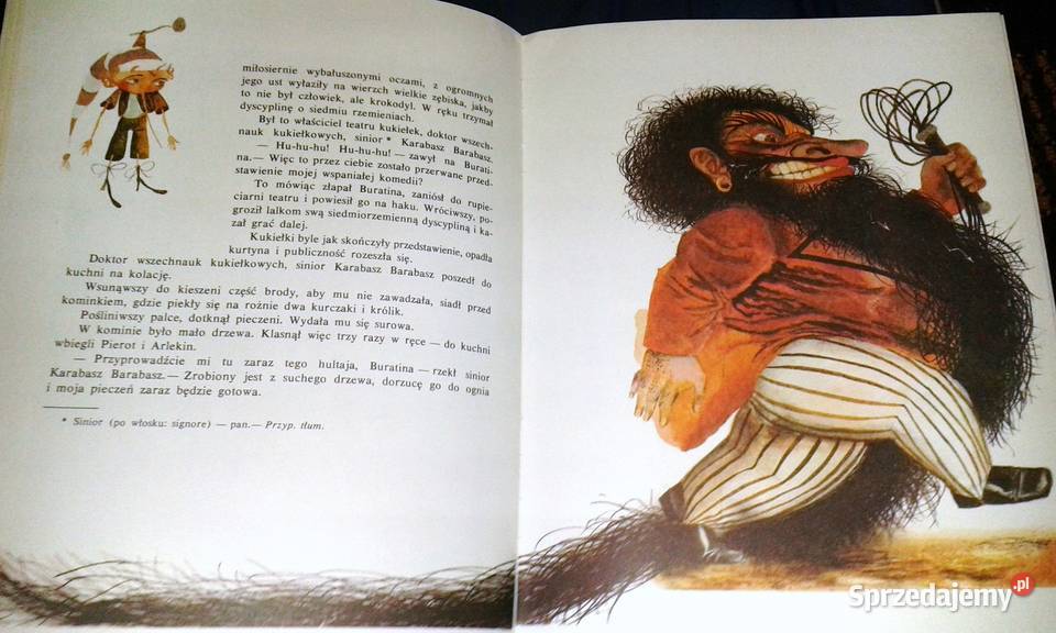 Złoty kluczyk czyli Niezwykłe przygody pajacyka sprzedam