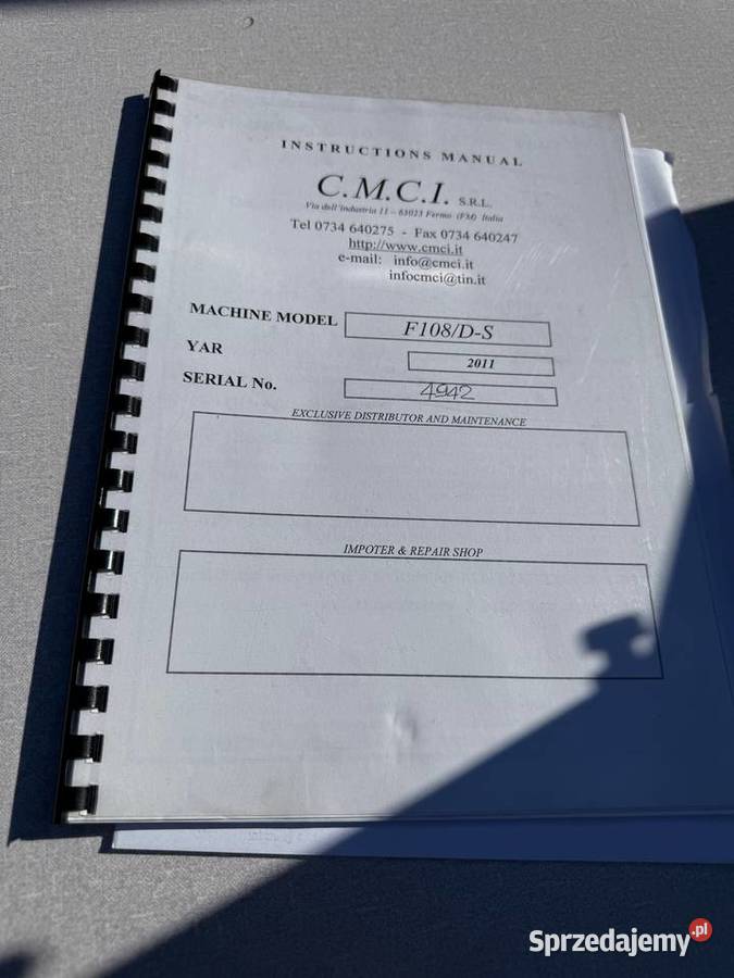 CMCI F108 DS CE maszyna do szycia spodów Łaskarzew