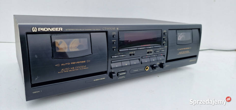 Magnetofon Pioneer CTW504R Stereo Cassette Deck wielkopolskie Międzychód