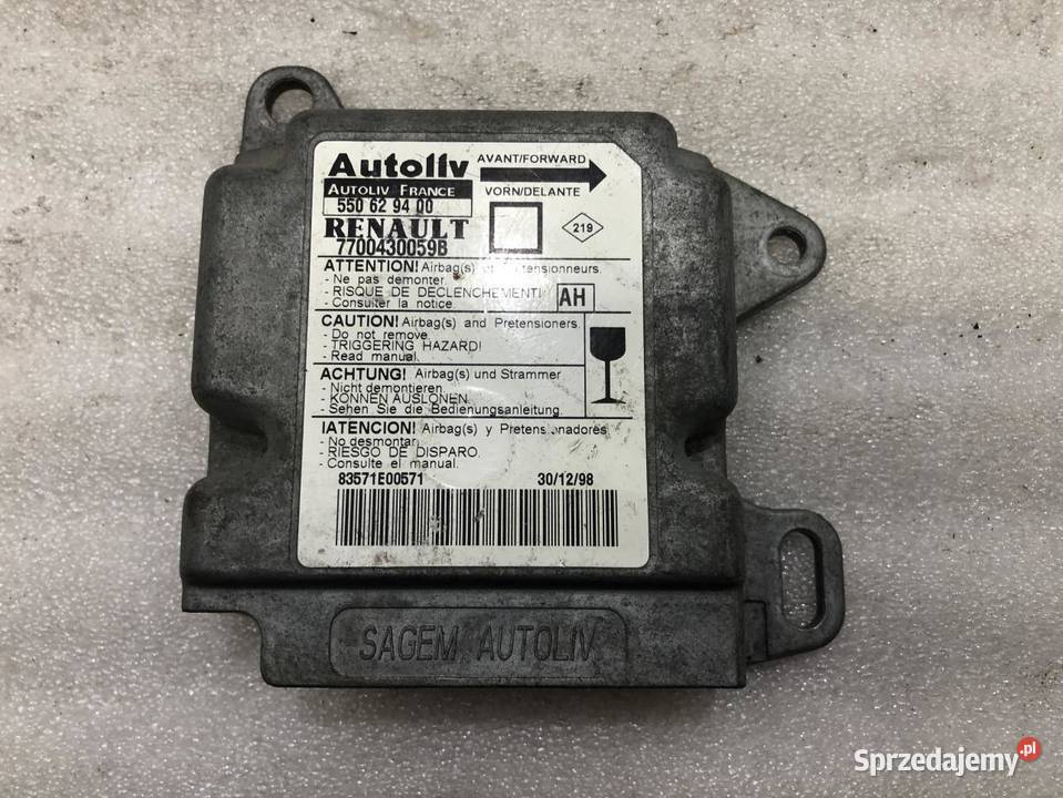 MODUŁ AIRBAG RENAULT MEGANE I 7700430059B wielkopolskie