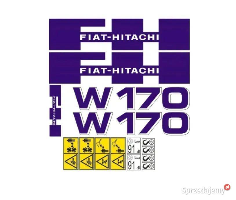 Naklejki oklejenie naklejka FIATHITACHI W 170 Janików