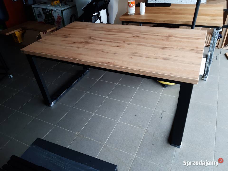 Stół industrialny rozkładany dąb wotan 75cm Grzybno sprzedam