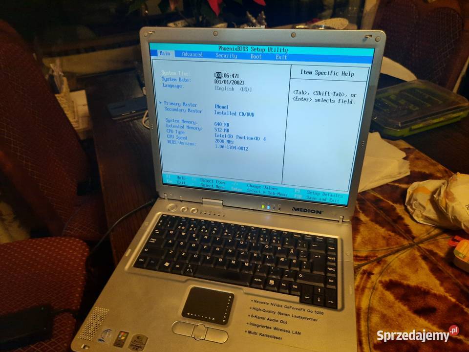 laptop Medion Szczecinek