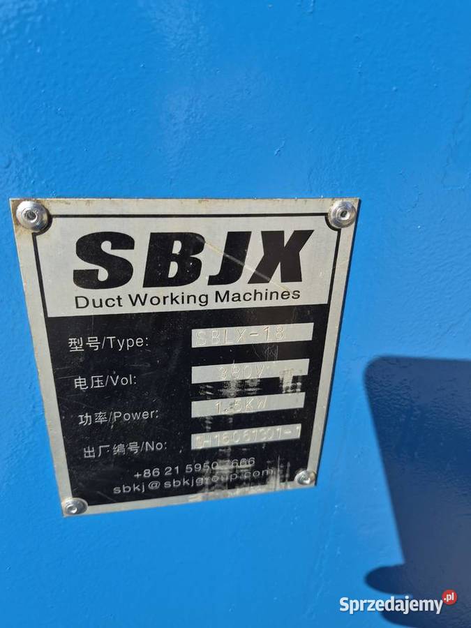 Żłobiarka do blachy SBJK