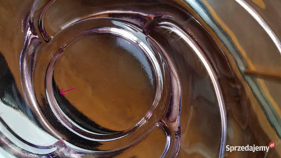 Misa miska Wir Młynek Ząbkowice kolorowe szkło Dąbrowa Górnicza