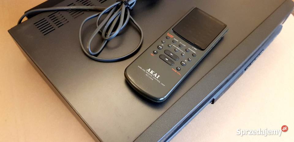 Odtwarzacz VHS AKAI VSF12EDG z pilotem darmowa Kraków