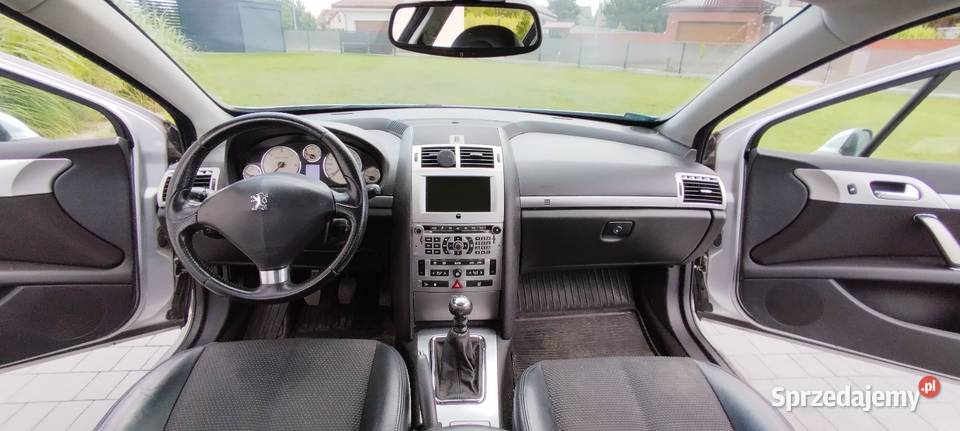 Peugeot 407 20 HDI 136 koni 2008 r wielofunkcyjna kierownica świętokrzyskie Końskie sprzedam