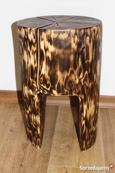 Taboret kwietnik drewniany Siekierki Małe