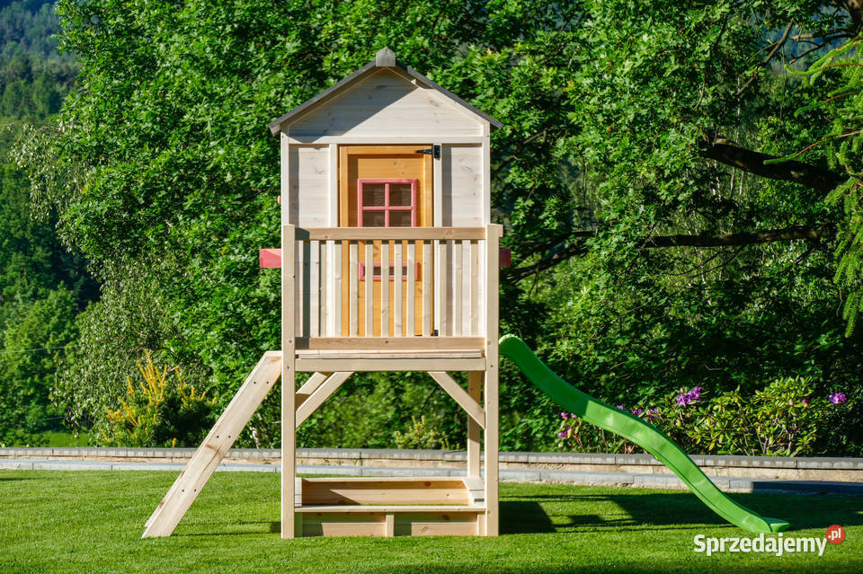 Kolorowy domek ogrodowy dzieci Trzemeśnia sprzedam