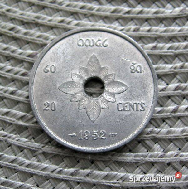 Laos 20 Cent 1952r Kalisz