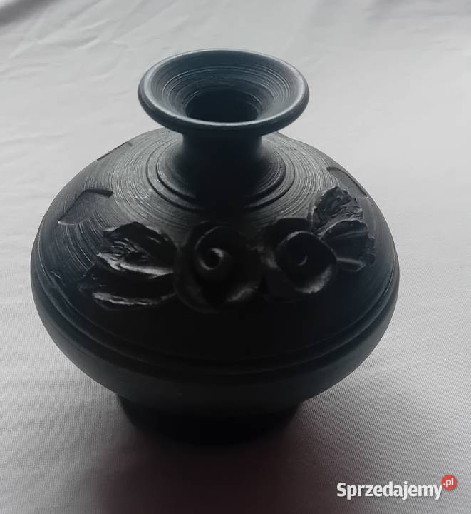 Lavinit wazon okres międzywojenny sygnowany Koźminek