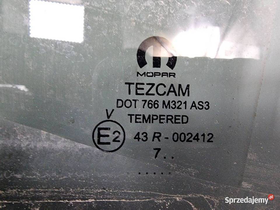 SZYBA DRZWI LEWY TYŁ FIAT TIPO II KOMBI Lipno sprzedam