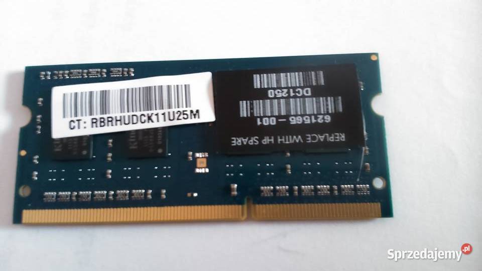 Pamięć Kingston 1GB PC3 10600S910B1 DDR3 małopolskie sprzedam