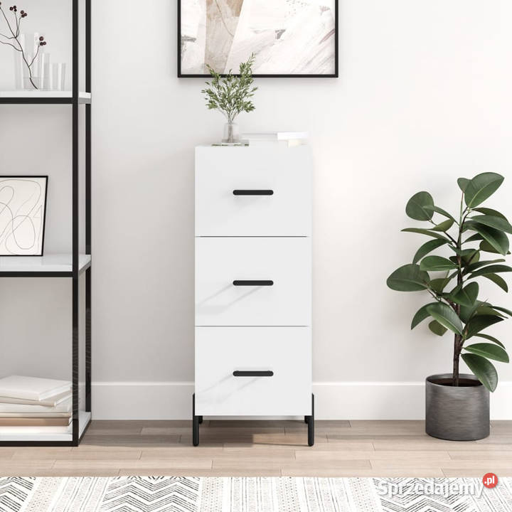 Szafka biała połysk 345x34x90 materiał Warszawa