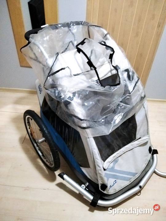 Przyczepka rowerowa dwójki dzieci XLC DUO sprzedam