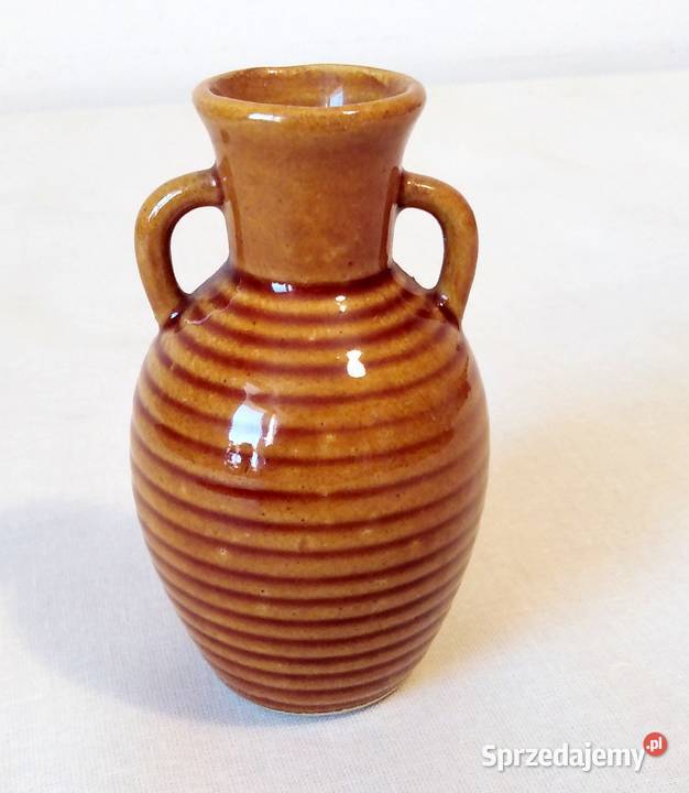 Wazonik ceramiczny epoka PRL Włodawa