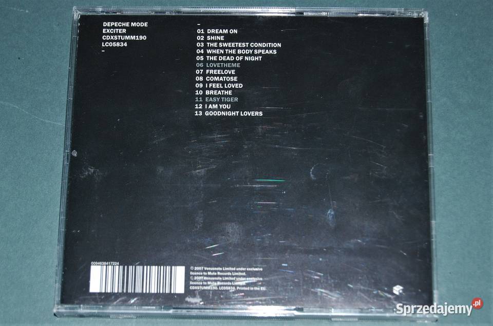 Depeche Mode Shame CD Warszawa