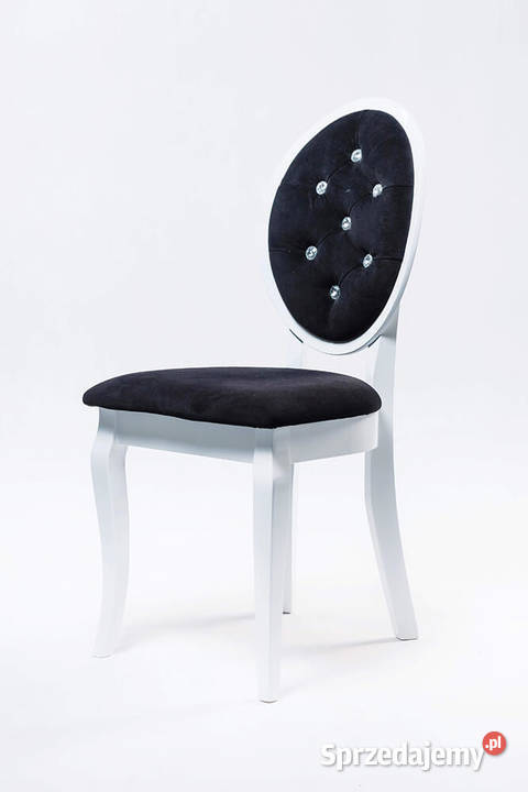 Krzesło BONA Design pikowane kryształami Piła