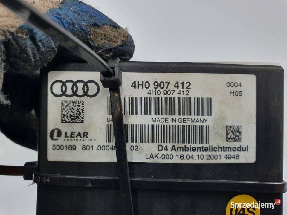 MODUŁ AUDI A8 D4 4H0907412 osobowe kujawsko-pomorskie