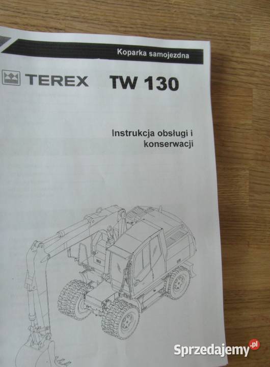 dtr instrukcja obsługi koparka atlas terex tw Szczecin sprzedam