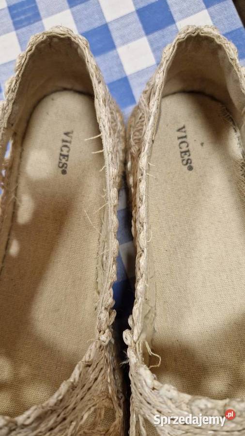 Buty Espadryle Vices 40 ze sznurkiem podeszwie Lublin