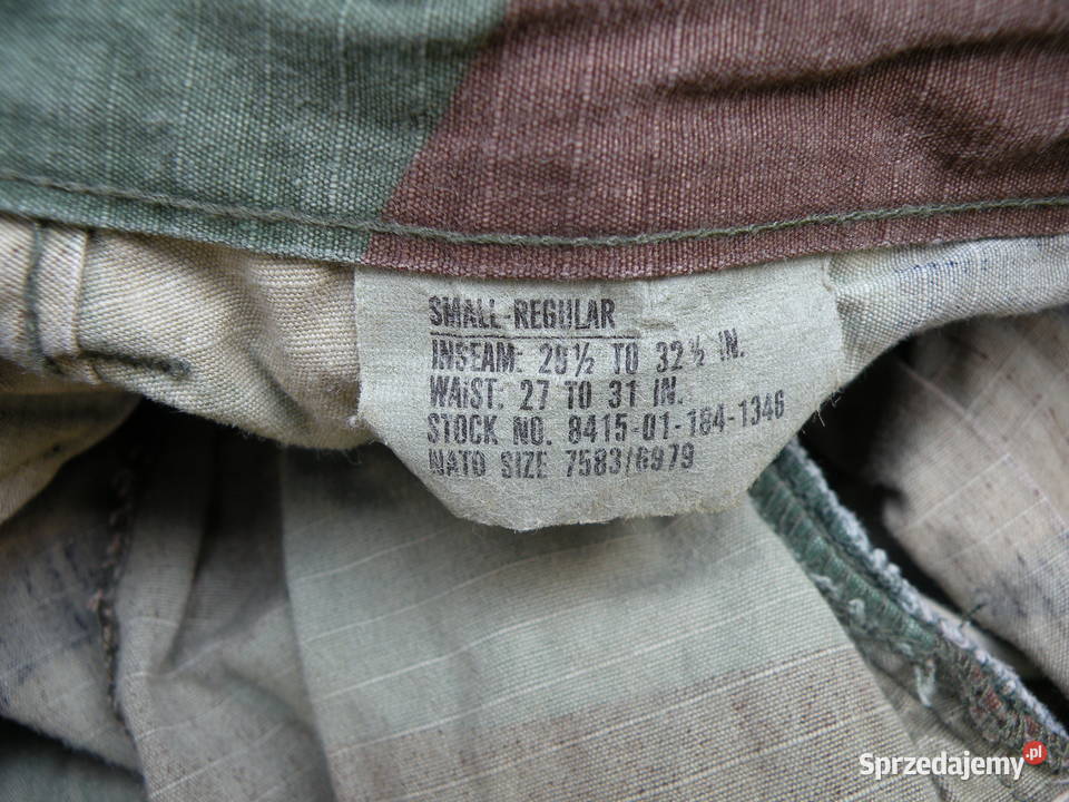 Spodnie bdu woodland small regular 85r cotton Wrocław