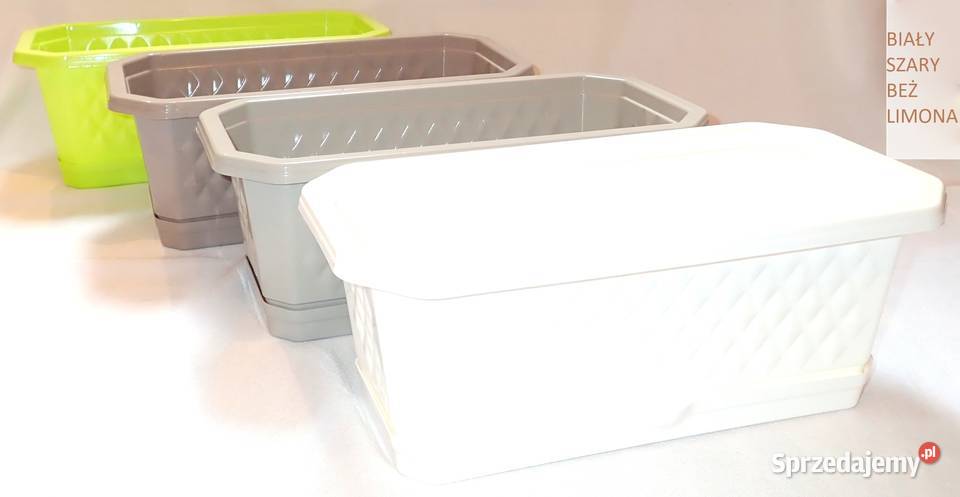 Skrzynka balkonowa DIAMANTE Doniczka szeroka 39