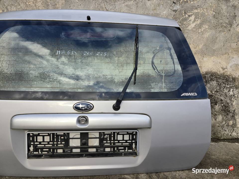 Suzuki Ignis MH Subaru G3X Justy klapa pokrywa Legnica