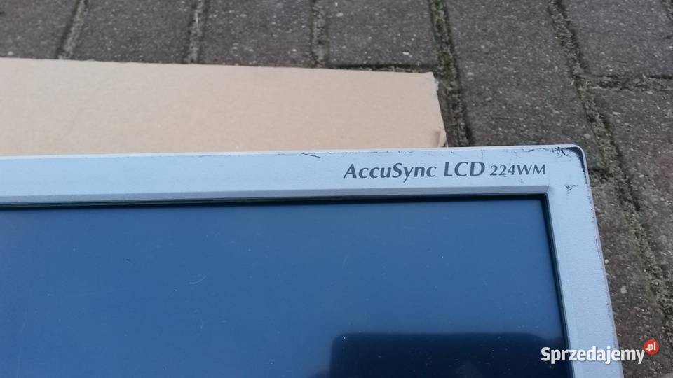 Monitor NEC 224WM AccuSync LCD 22 Monitory i projektory Poznań