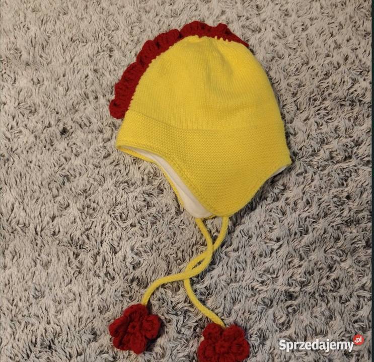 haftowana czapka z motywem kurczaka Warszawa