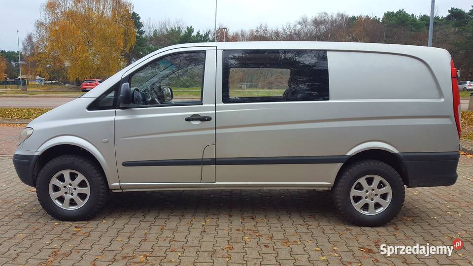 Vito LONG 4x4 2008r brygadówka 6osób Salon 277000km Gdańsk