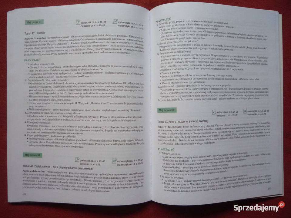Nasze Ćwiczenia 3 Książka Nauczyciela Rozkład Podręczniki Szczecin