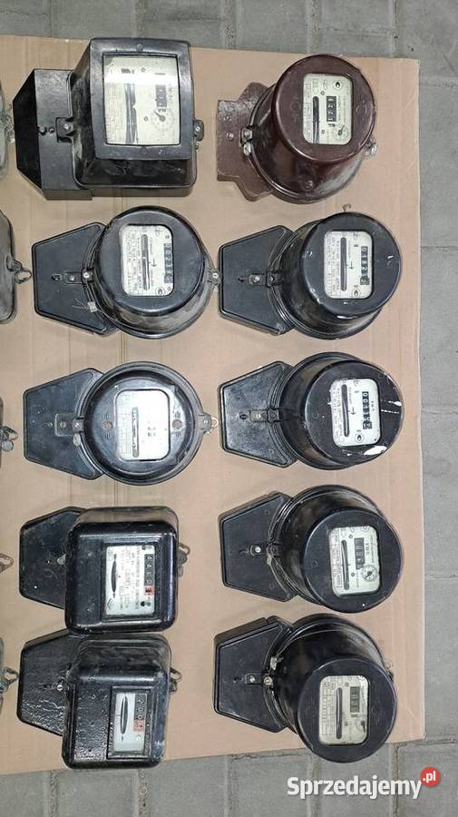 Licznik energii elektrycznej retro PRL Bełchatów